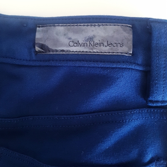CALVIN KLEIN Blue Stretch Skinny Jeggings - Picture 6 of 8